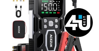 ACEZUK M01 Arrancador con Compresor 7 000 A – potencia total en un formato compacto