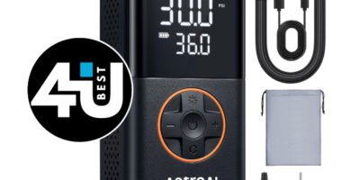 AstroAI AIRUN L7: inflador portátil 150 PSI para emergencia