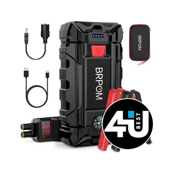 BRPOM BM300 – Potencia de 6000A para arrancar cualquier vehículo sin esfuerzo