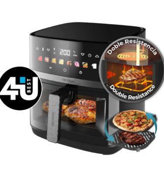 Cecofry&Grill Duoheat 8000 review: freidora de aire 3 en 1 con doble resistencia