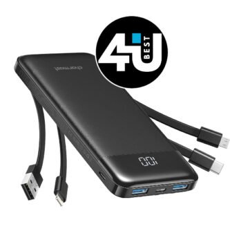 Analizamos la Charmast Power Bank 10000 mAh: compacta, con cables integrados y lista para todo