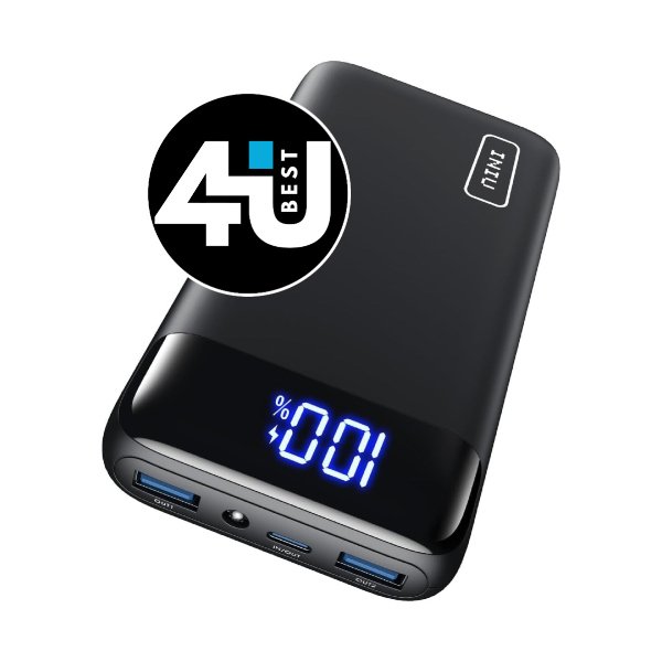 INIU Power Bank 20 000 mAh: potencia, diseño y carga rápida