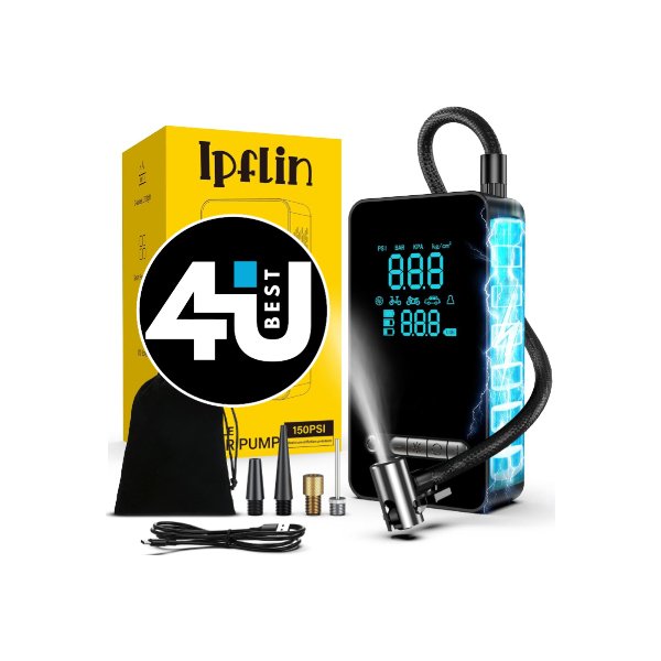 Ipflin Compresor de Aire Portátil – la herramienta imprescindible para tus neumáticos y viajes
