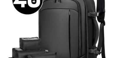 Mochila de Cabina Lekespring 40×20×25 cm – Compacta, organizada y lista para despegar