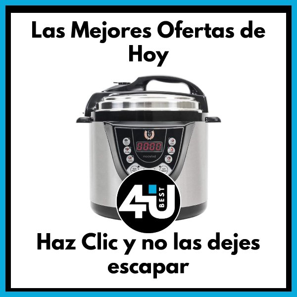 Banner publicitario para ofertas en ollas multifunción electricas.. Las mejores ofertas de hoy en 4YouBest.com – Haz clic y no las dejes escapar.