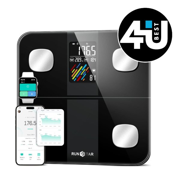 Descubre la RunSTAR Báscula Inteligente: seguimiento corporal preciso y asequible