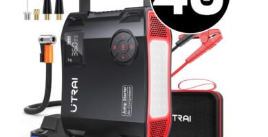 UTRAI JUST5 con compresor: el arrancador 6000A que sorprende por potencia y versatilidad